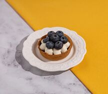 Тарталетка со свежей голубикой