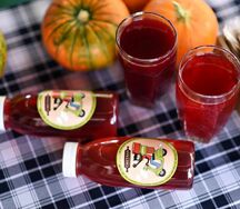 Морс из клюквы в бутылке