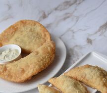 Чебуреки с курицей