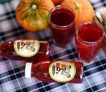 Морс из смородины в бутылке