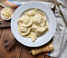 Вареники с картофелем и квашеной капустой