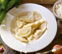 Вареники с картофелем с сюрпризами