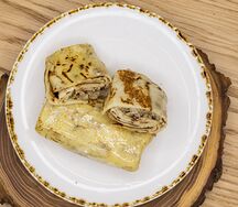Блинчик с курицей и грибами