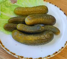 Огурцы соленые