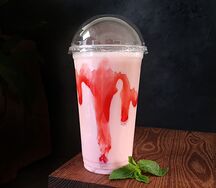 Молочный коктейль Клубничный 