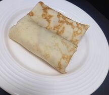 Блинчики ветчина-сыр