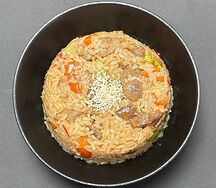 Тяхан со свининой острый