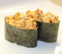 Острые суши Унаги карай