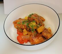 Курица в кисло-сладком соусе