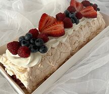 Меренговый рулет