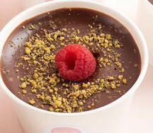 Трайфл малина-фисташка 