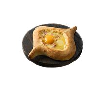Хачапури по-аджарски карбонара