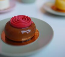 Мусс шоколад-вишня