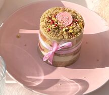 Торт Фисташка-малина