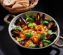 New Морепродукты в соусе карри