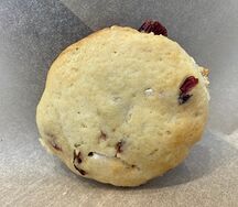 Печенье домашнее с клюквой и белым шоколадом