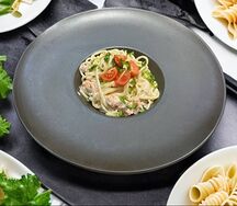 Паста с лососем