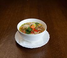 Куриный с домашней лапшой