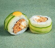 Ролл Терияки в огурце