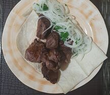 Шашлык из мякоти баранины