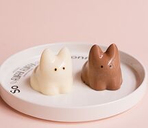 Котик Флаффи из молочного шоколада