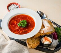 Борщ с говядиной