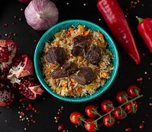 Плов с говядиной