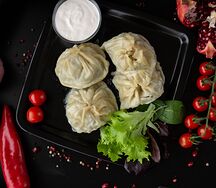 Манты с говядиной