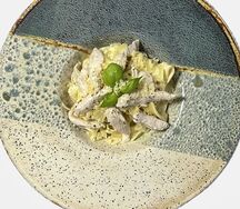 Феттуччине с курицей