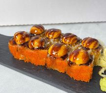 Запеченные роллы с масаго