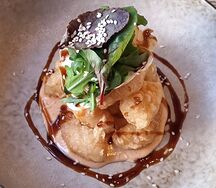 Попкорн из креветок с соусом Том-ям