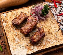 Шашлык из свиных ребрышек