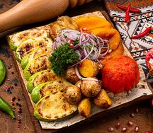 Ассорти овощей на мангале