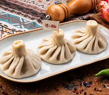 Хинкали из говядины и свинины