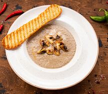 Крем-суп грибной