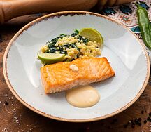 Лосось с птитимом