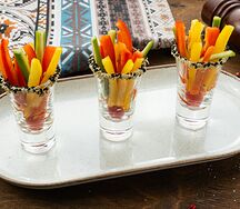 Овощная соломка детское меню