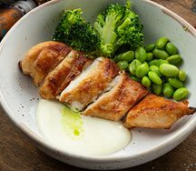 Куриная грудка с муссом из сыра 