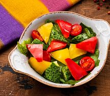 Овощной салат детское меню