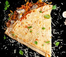 Блин Мясная лазанья с грибами