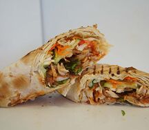 Шаурма из индейки на мангале