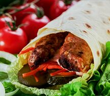 Шаурма из баранины на мангале