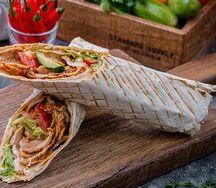 Шаурма из свинины на мангале