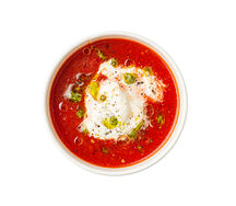 Суп томатный со страчателлой