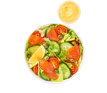 Салат с лососем