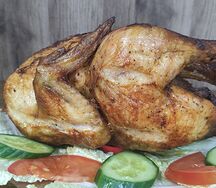 Курица гриль в лаваше с овощами