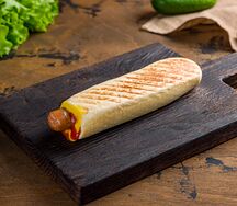 Хот-дог Французский с говяжьей колбаской гриль