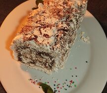 Рулет Меренговый шоколадный