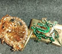 Брошь Дракон