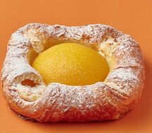 Розан с творогом и персиком